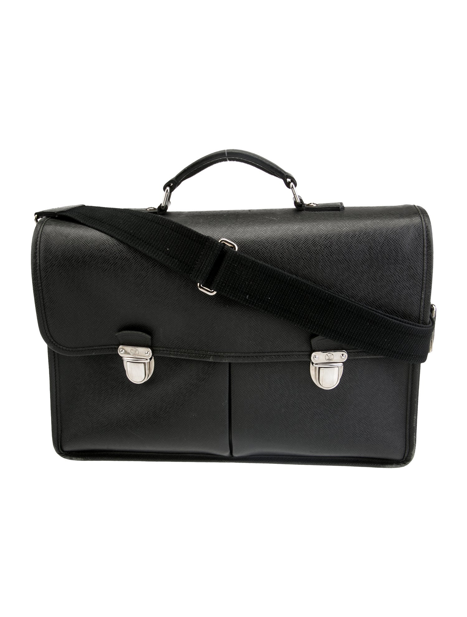 Louis Vuitton Taiga Anton Briefcase Black Briefcases, Bags