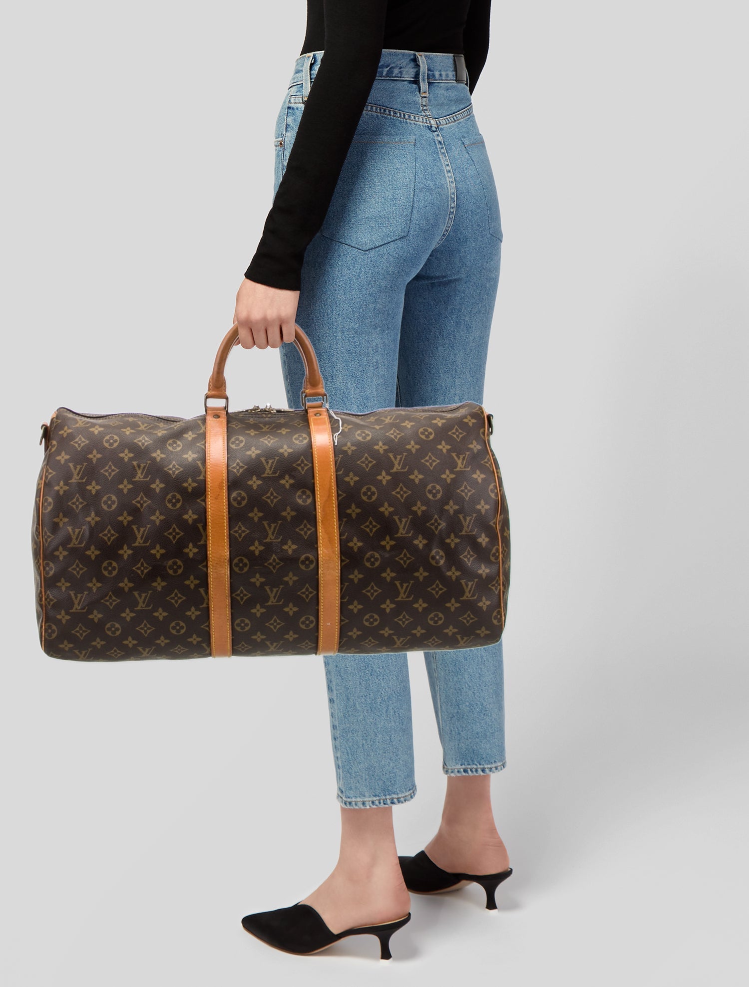 Louis Vuitton Monogram Keepall Bandouliere 55