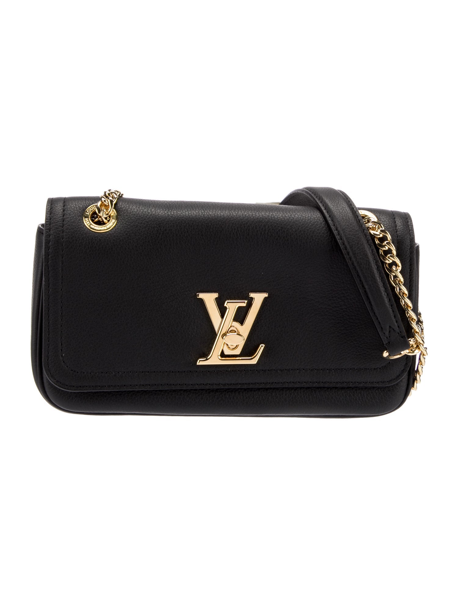 Louis Vuitton LockMe East West チェーンバッグ Louis Vuitton LockMe Chain East West - Black Shoulder Bags