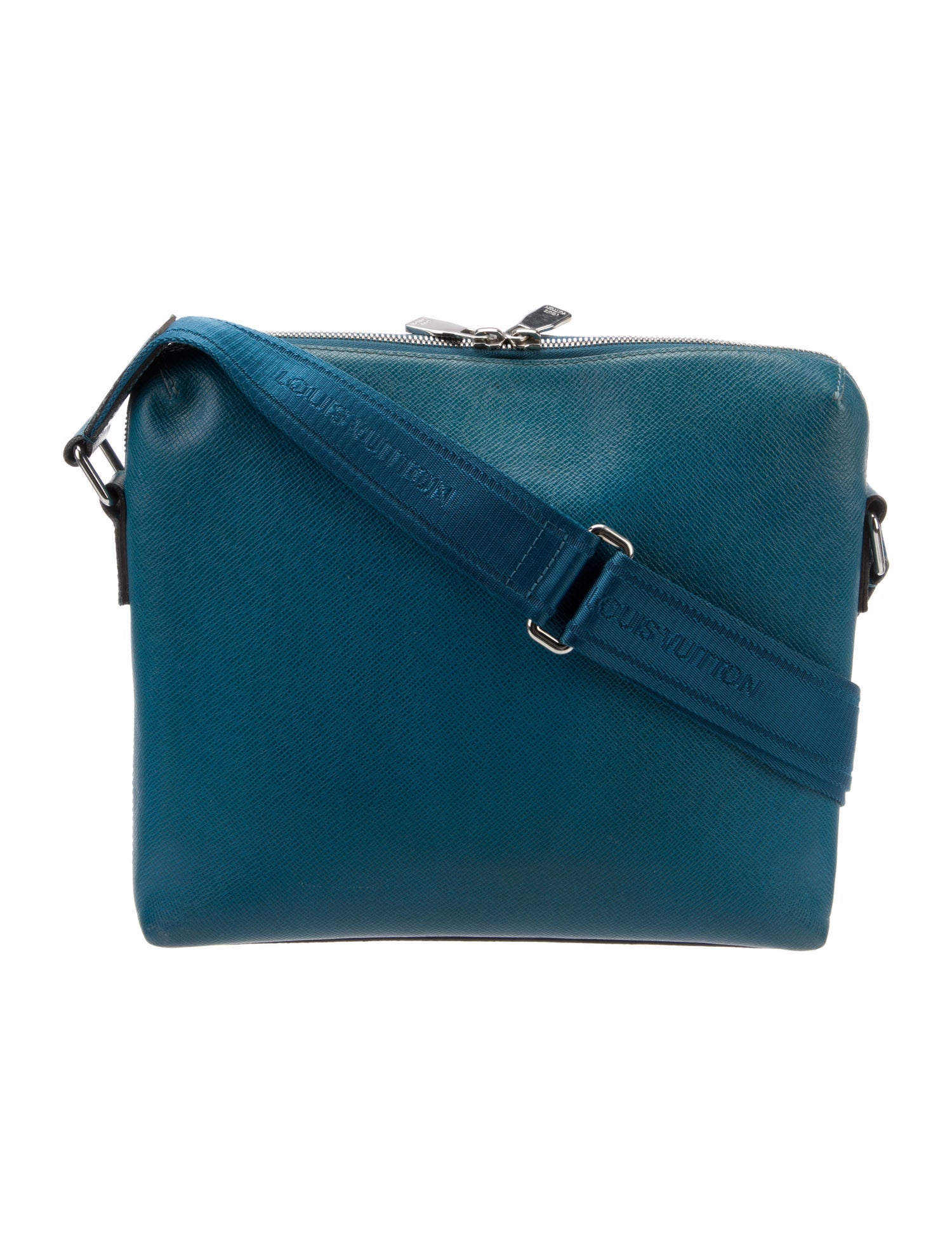 Louis Vuitton Taiga Grigori Pochette - Blue Crossbody Bags