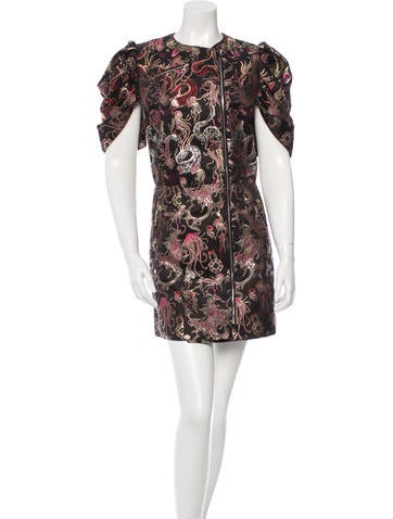 Louis Vuitton 2015 Metallic Brocade Dress w/ Tags