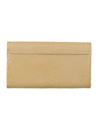 Louis Vuitton LV Monogram Vernis Patent Leather Sarah Wallet