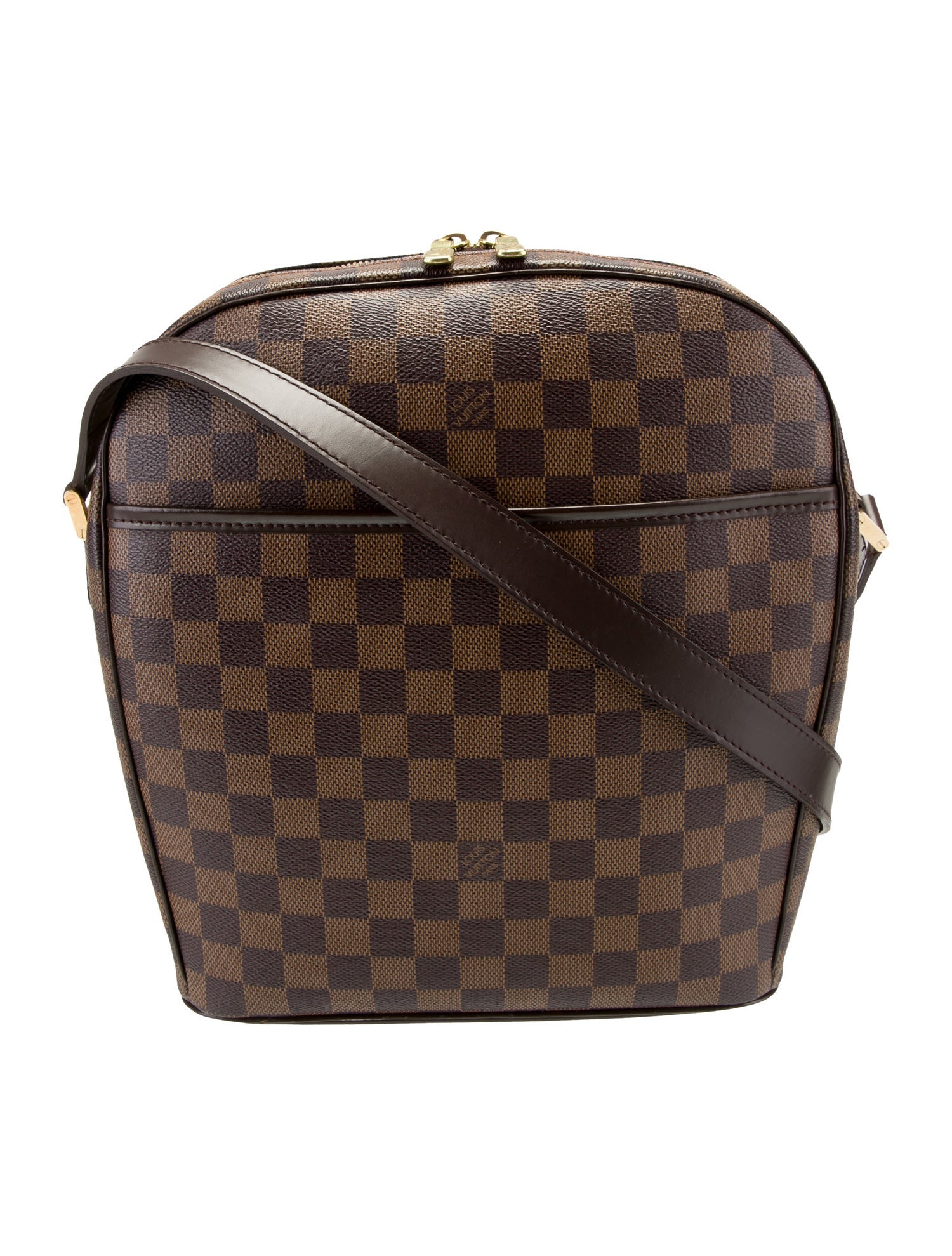 Louis Vuitton Damier Ebene Illovo PM Brown Shoulder Bags, Handbags