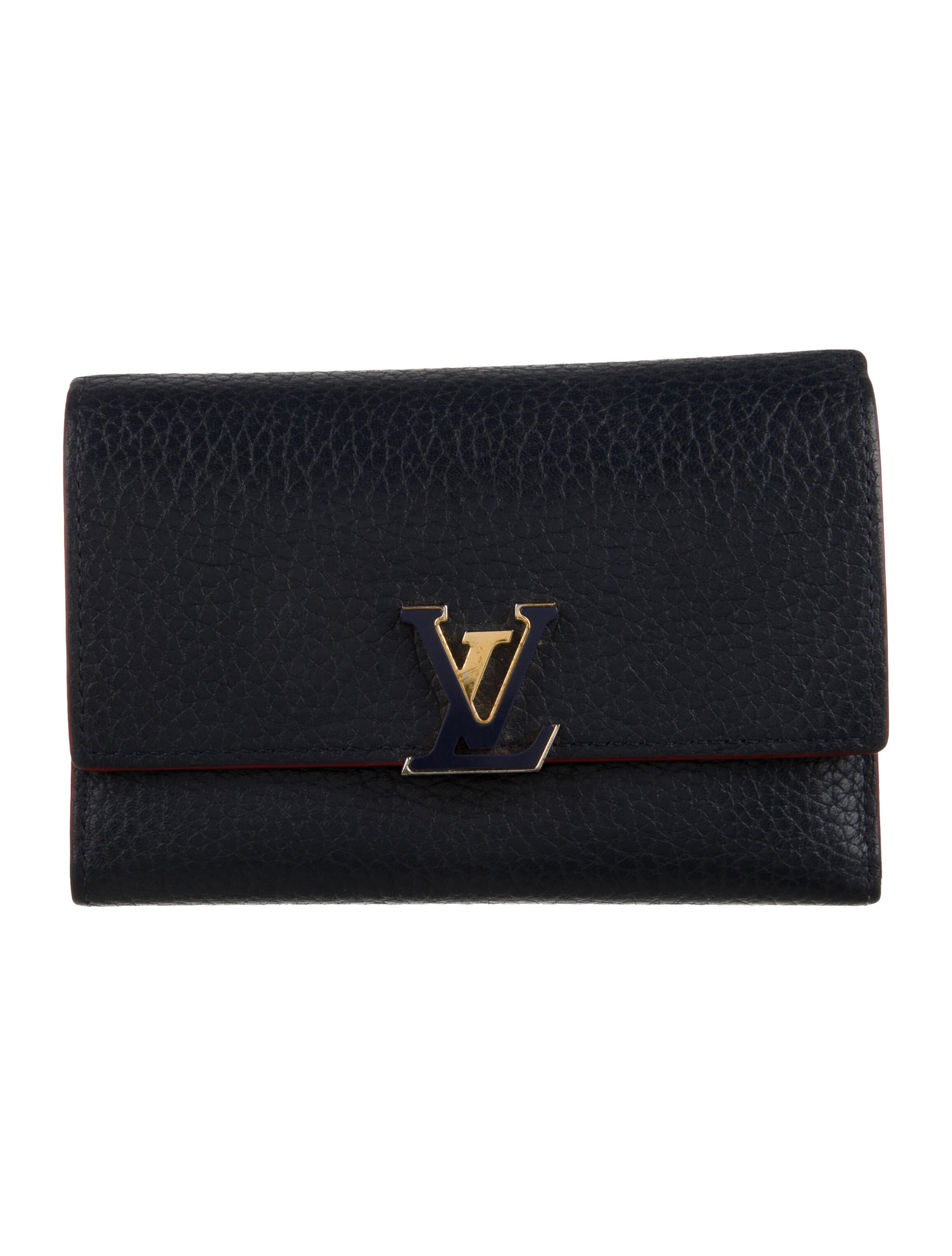 Louis Vuitton 2019 Taurillon Leather Capucines Compact Wallet