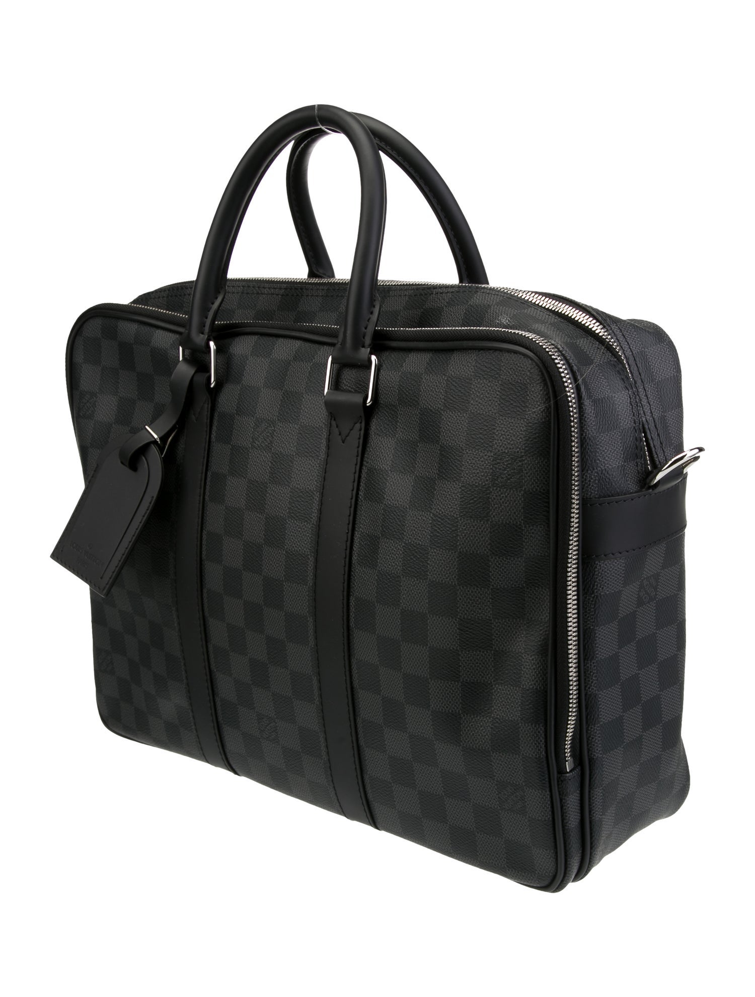 Louis Vuitton Damier Graphite Overnight Bag Black Messenger Bags