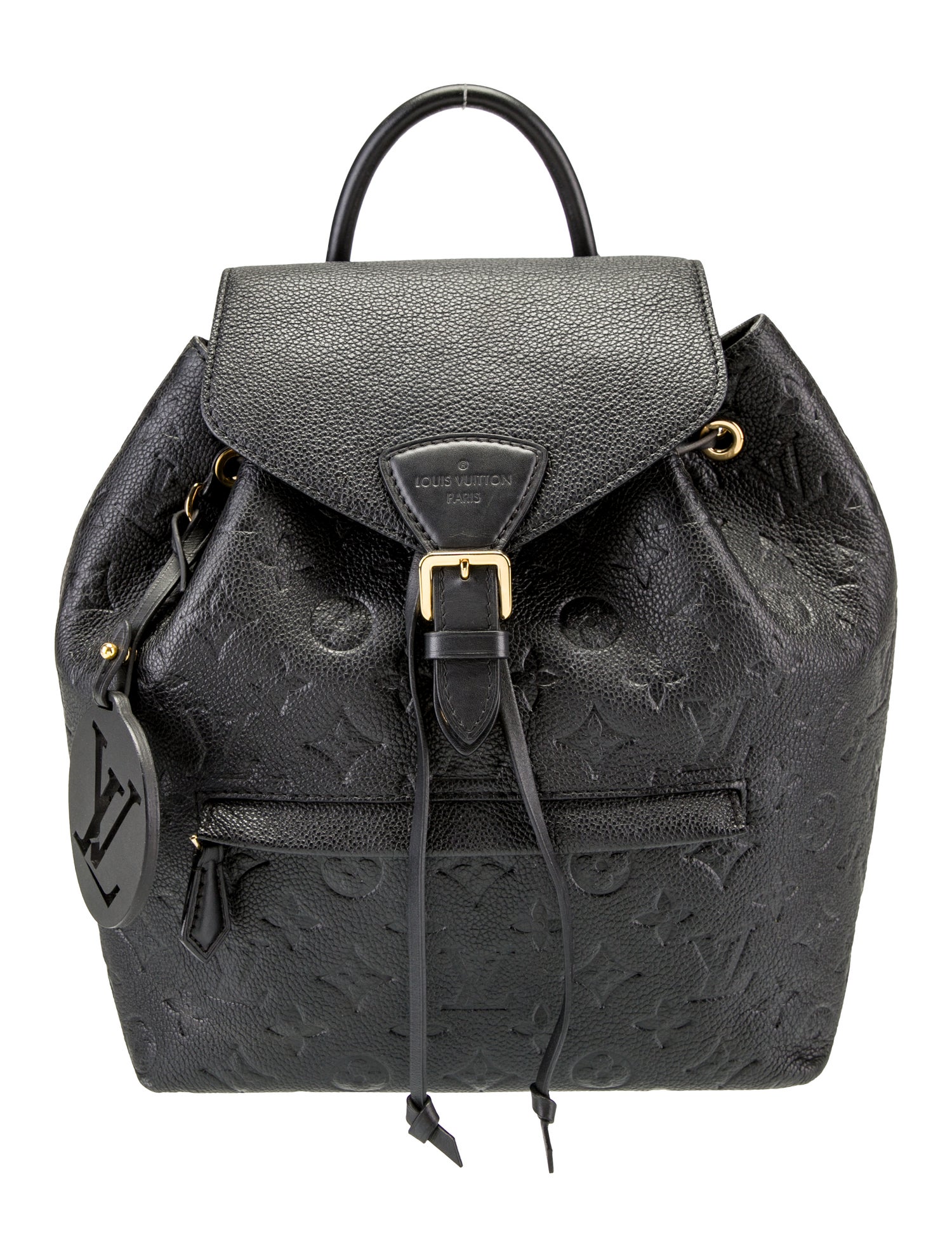 Louis Vuitton Monogram Empreinte Montsouris PM - Black Backpacks ...