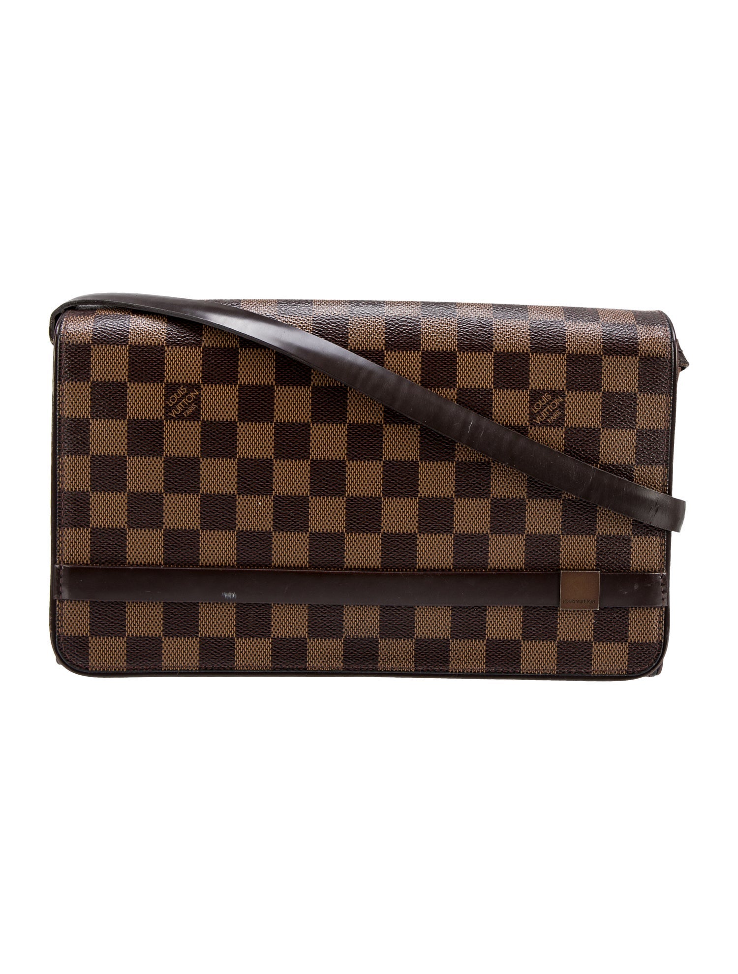 Louis Vuitton Damier Ebene Tribeca Long - Brown Shoulder