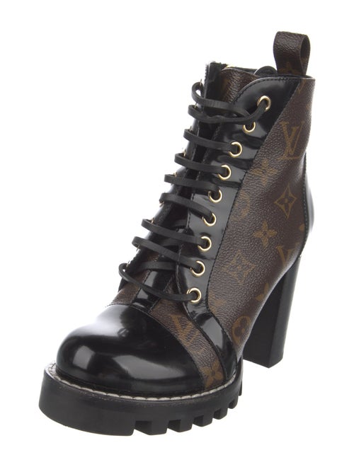 Louis Vuitton Printed Combat Boots