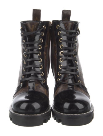Louis Vuitton Printed Combat Boots