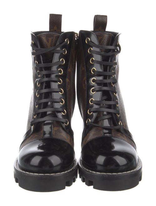 Louis Vuitton Printed Combat Boots