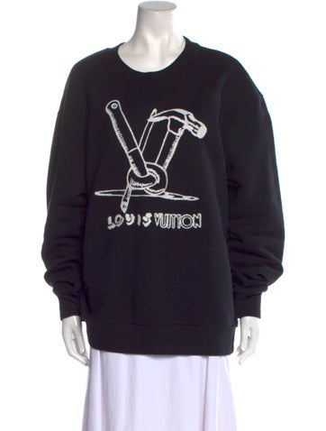 Louis Vuitton Sweatshirts & Hoodies 2023 Graphic Print Sweatshirt XL