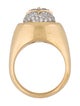 Louis Vuitton 18K Diamond B Blossom Signet Ring