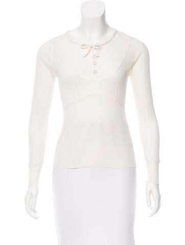 Louis Vuitton Silk Embellished Top