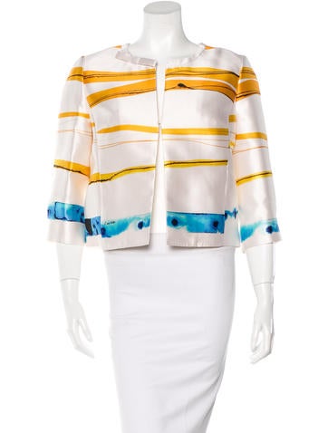 Louis Vuitton Silk Printed Jacket