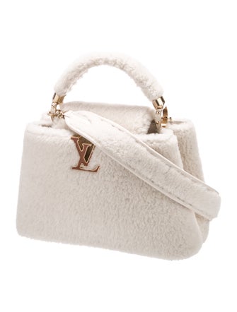Louis Vuitton Shearling Capucines BB