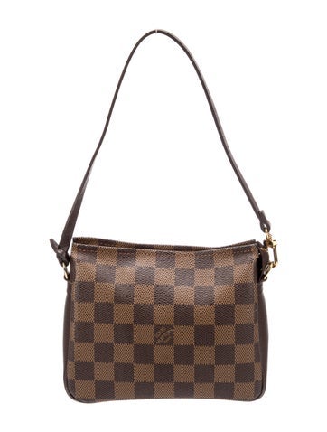 Louis Vuitton Handle Bags Damier Ebene Trousse Makeup Pochette