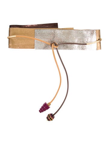 Louis Vuitton Python Obi Belt