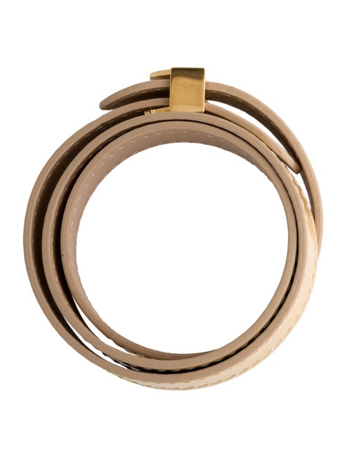 Louis Vuitton Leather Box It Wrap Bracelet