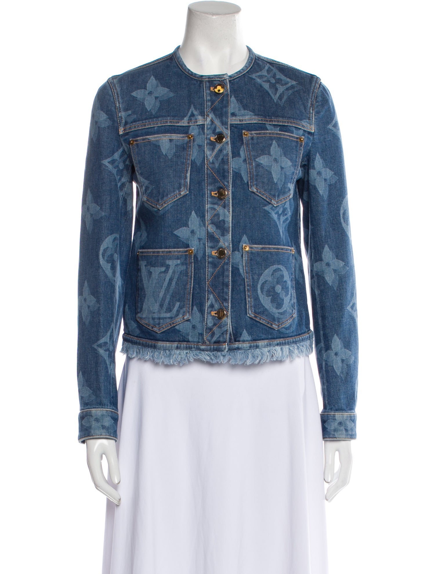 Louis Vuitton 2021 Monogram Giant Denim Jacket w/ Tags