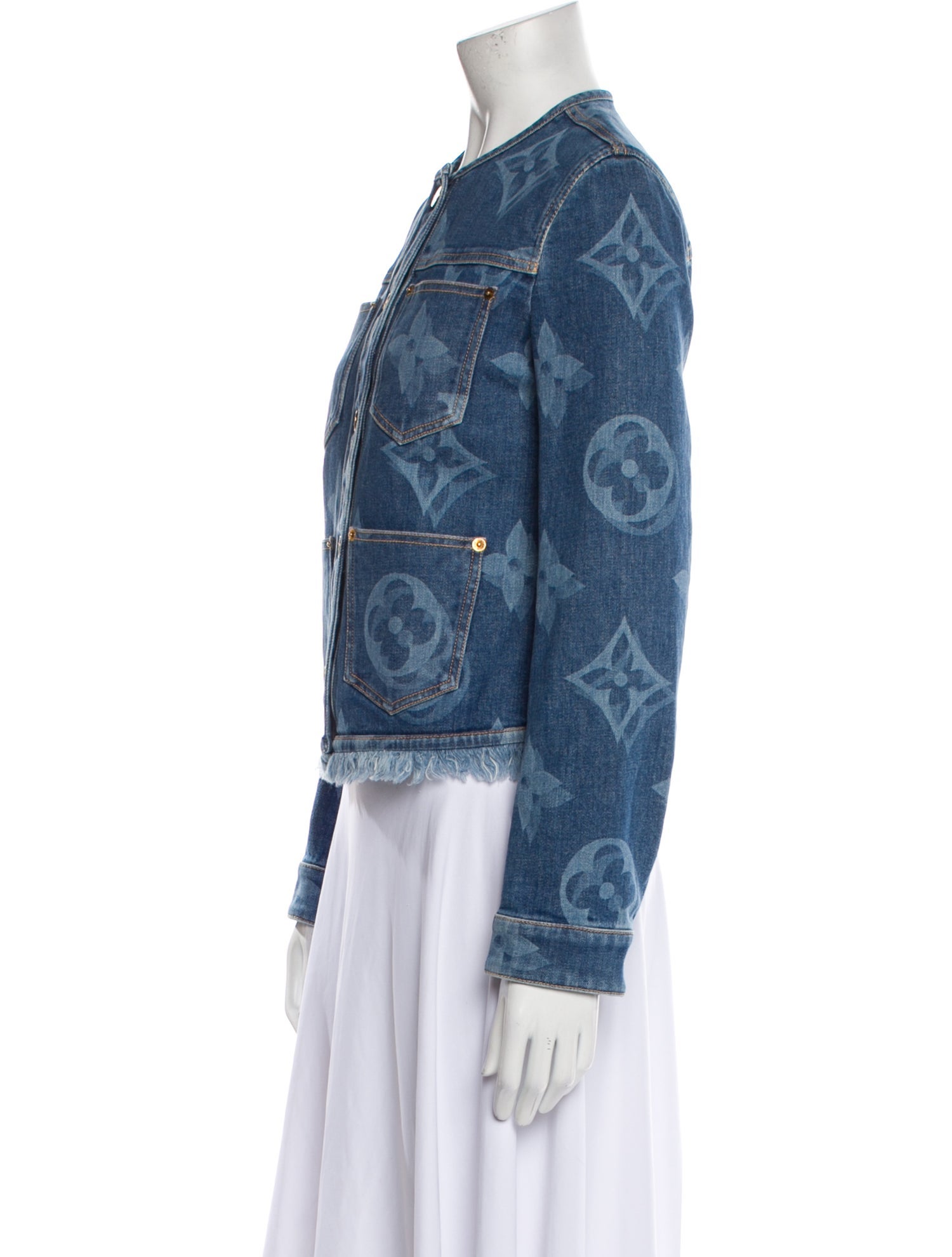 Louis Vuitton 2021 Monogram Giant Denim Jacket w/ Tags