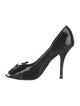 Louis Vuitton Patent Leather Printed D'Orsay Pumps