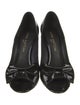 Louis Vuitton Patent Leather Printed D'Orsay Pumps