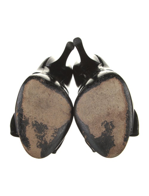 Louis Vuitton Patent Leather Printed D'Orsay Pumps