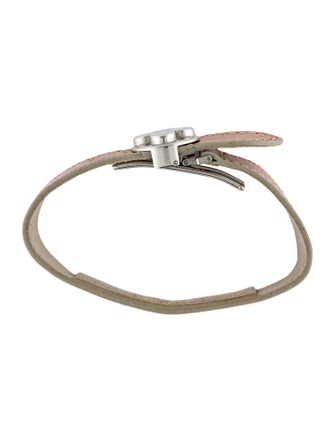 Louis Vuitton Leather Cyber Epi Wish Bracelet