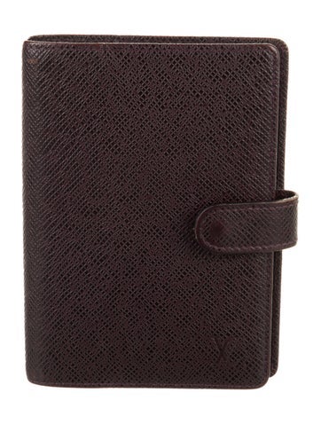 Louis Vuitton Books, Stationery & Pens Vintage Taïga Small Ring Agenda Cover