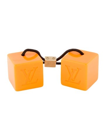 Louis Vuitton Hair Accessories Logo Cubes