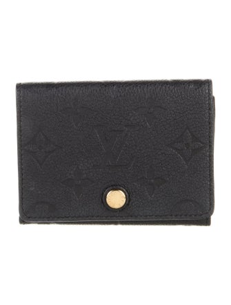 Louis Vuitton Monogram Pattern Empreinte Leather Card Holder