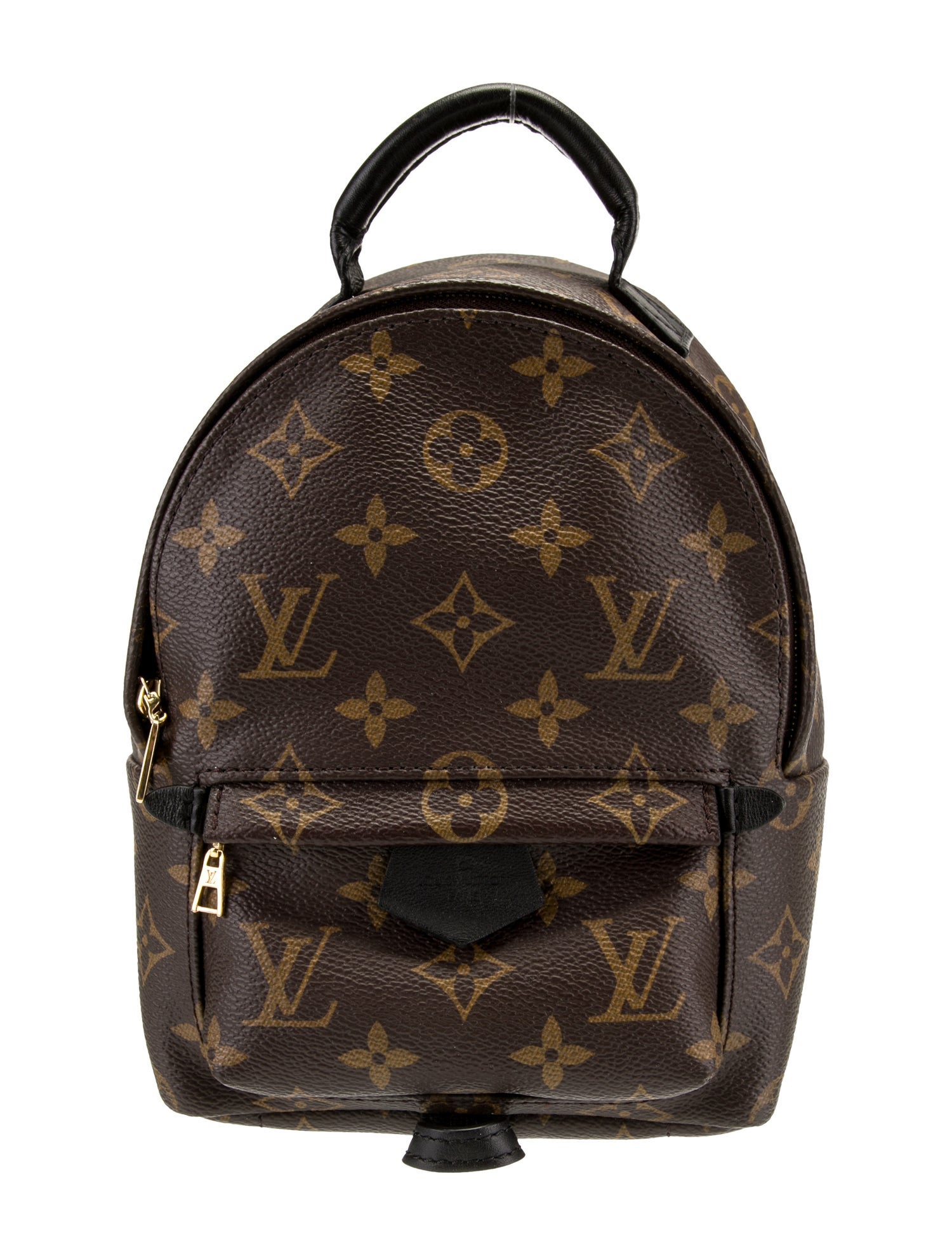 Louis Vuitton LV Monogram Palm Springs Mini Brown Backpacks, Handbags