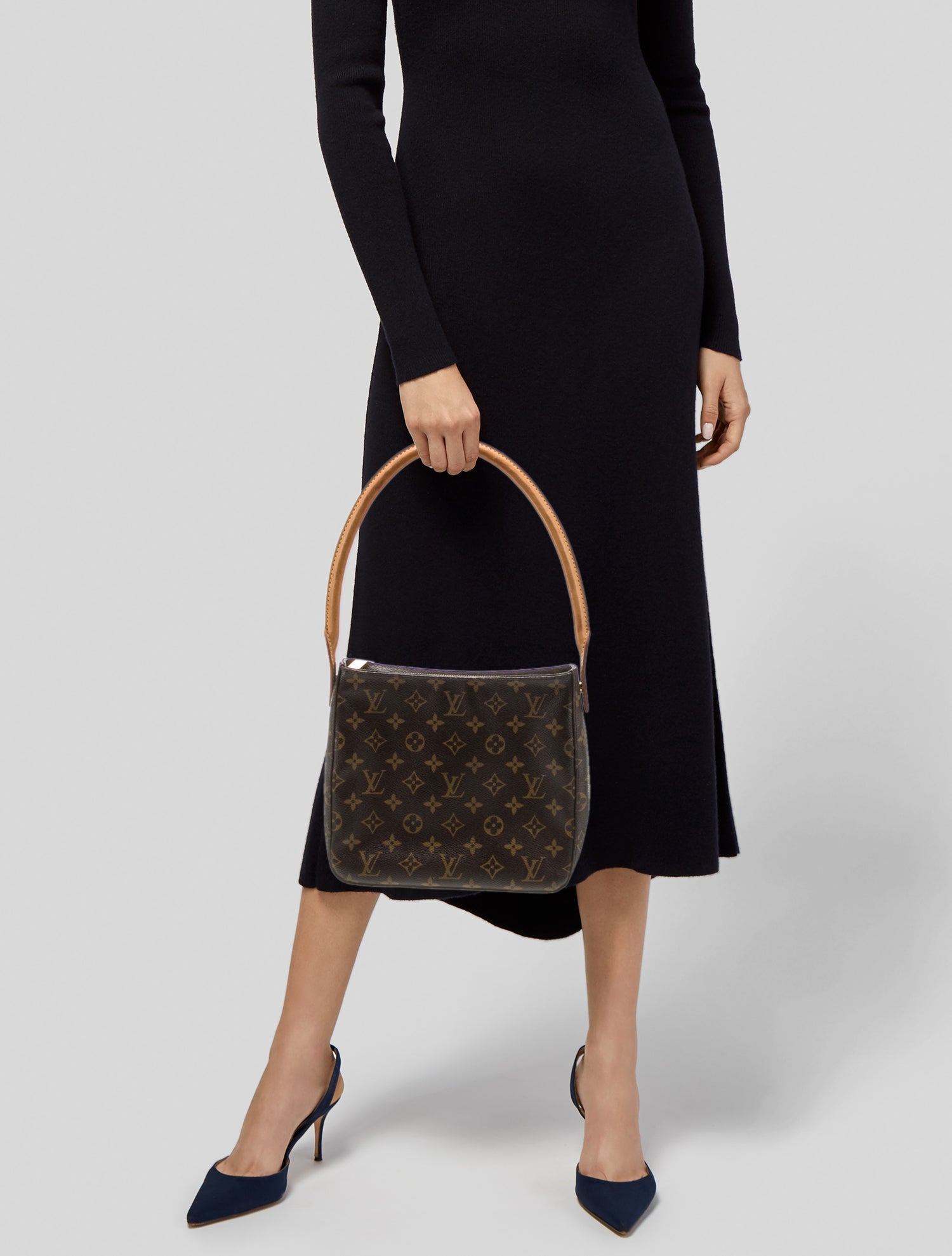 Louis Vuitton LV Monogram Looping PM - Brown Shoulder Bags, Handbags ...