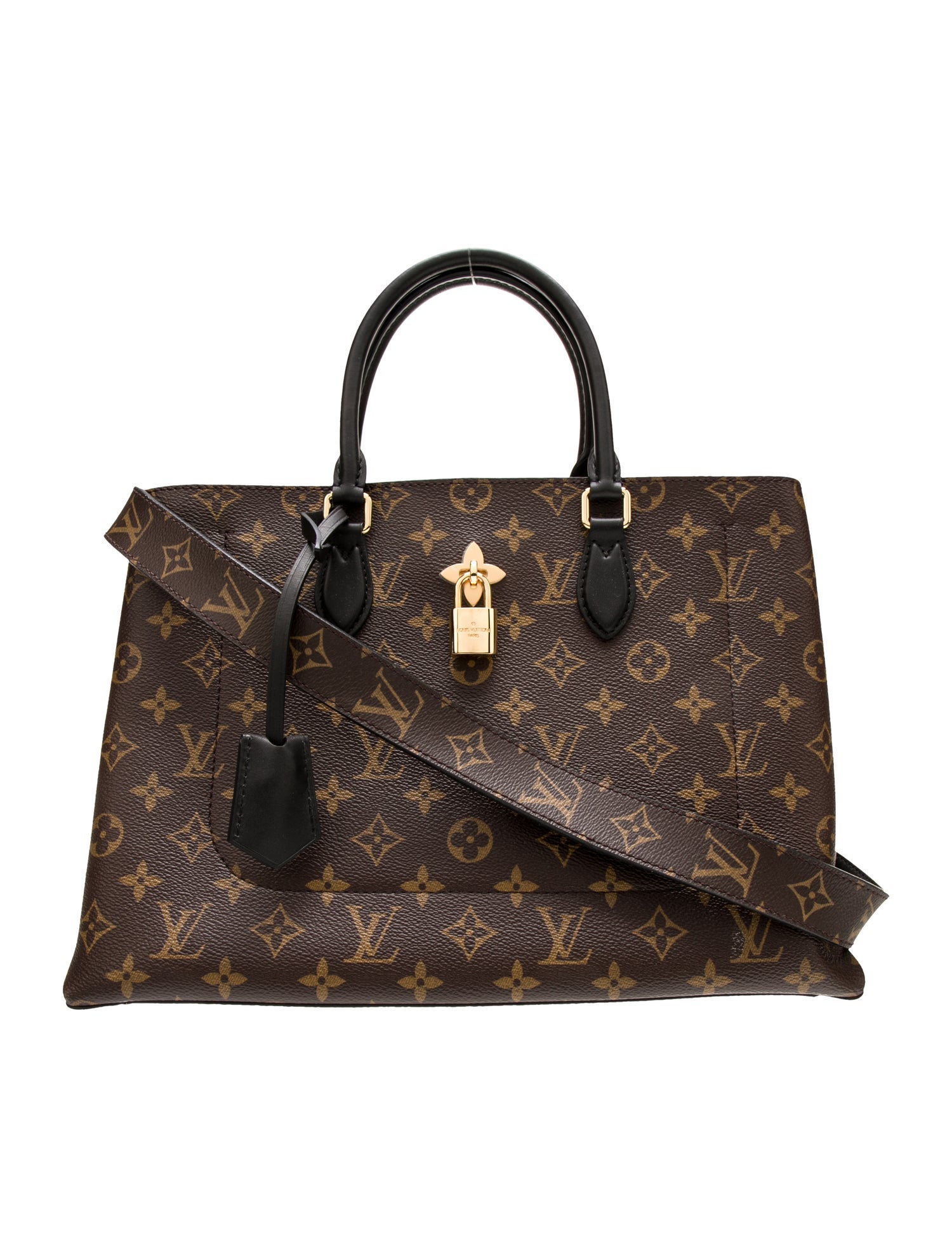 Louis Vuitton LV Monogram Flower Brown Totes Handbags LOU954855 The RealReal