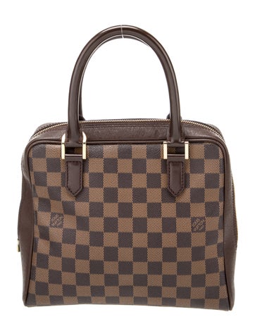 Louis Vuitton Handle Bags Damier Ebene Top Bag Vintage