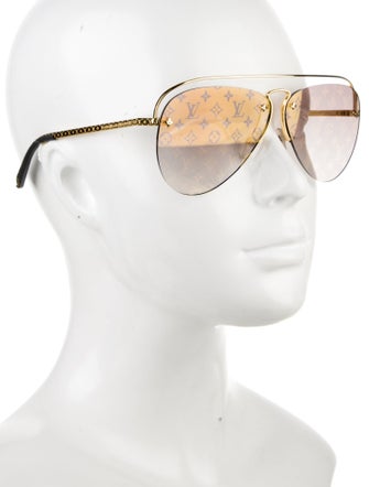Louis Vuitton Monogram Grease Sunglasses Monogram Pattern Sunglasses