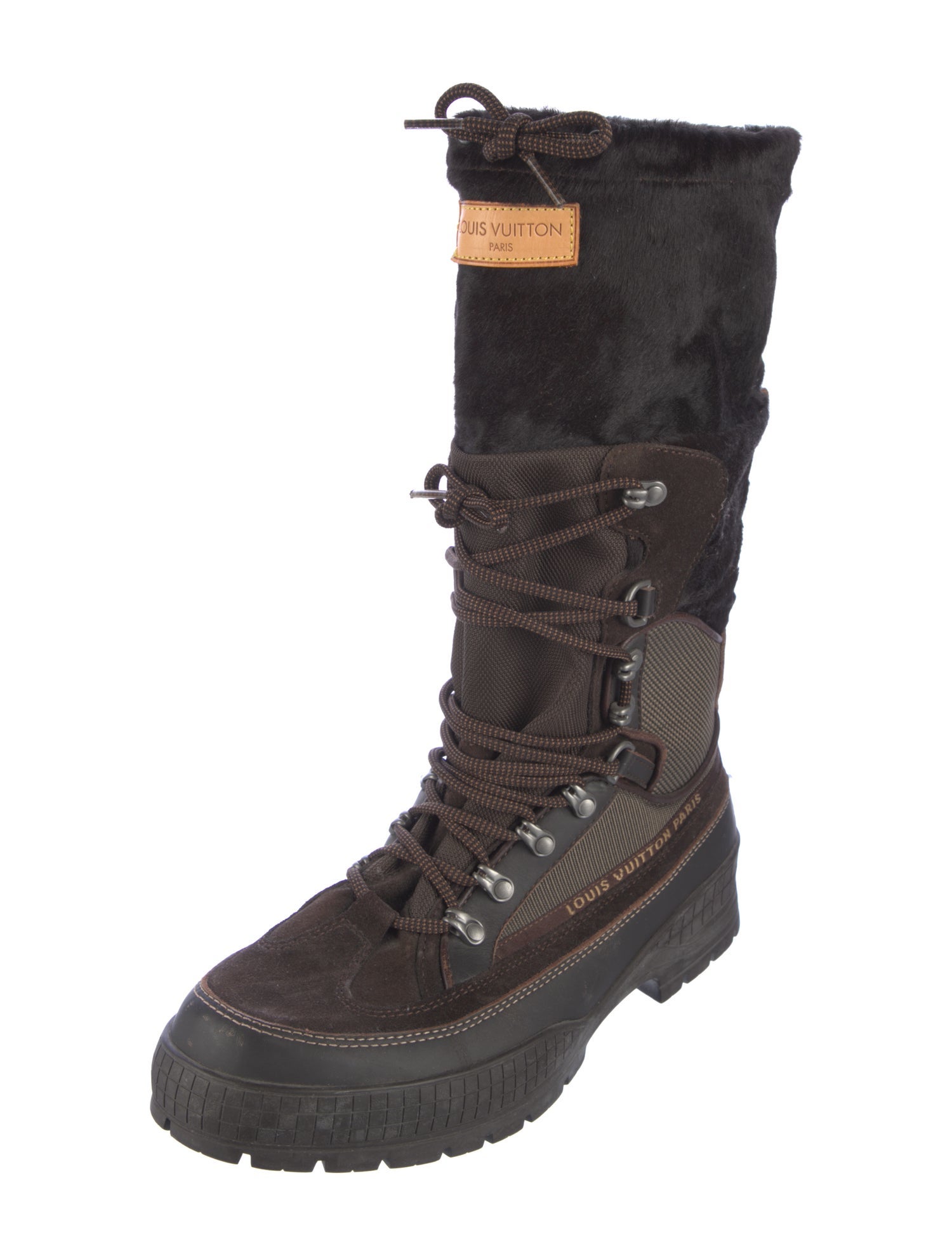 Louis Vuitton Ponyhair Hiking Boots