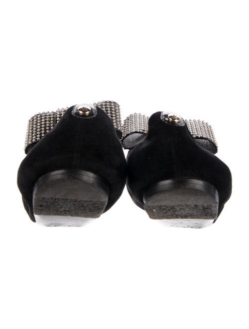 Louis Vuitton Suede Printed Ballet Flats