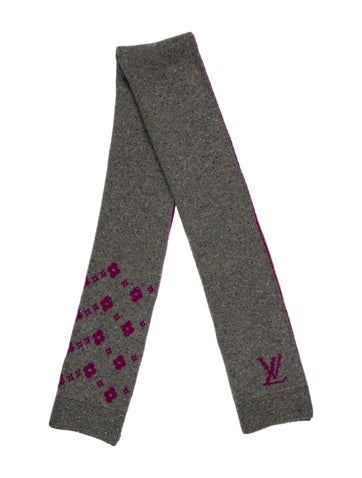 Louis Vuitton Scarves and Shawls Wool LV Monogram Scarf