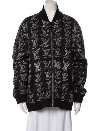 Louis Vuitton 2021 Cartoons Jacquard Bomber Bomber Jacket