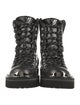 Louis Vuitton LV Monogram Patent Leather Combat Boots