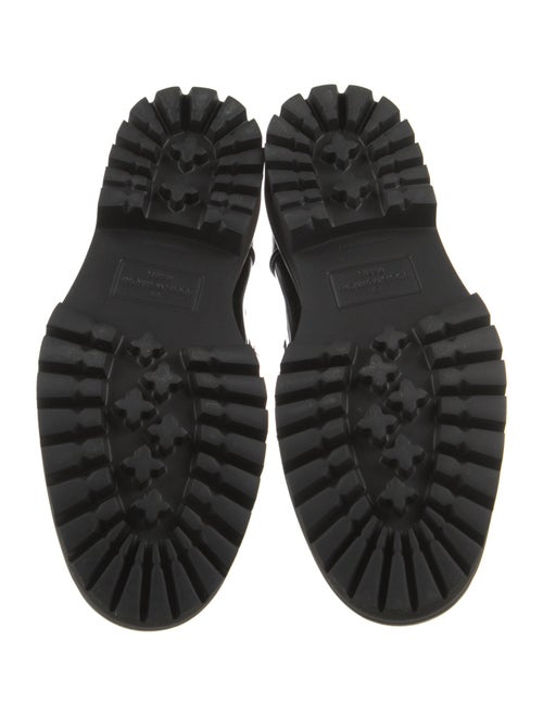 Louis Vuitton LV Monogram Patent Leather Combat Boots