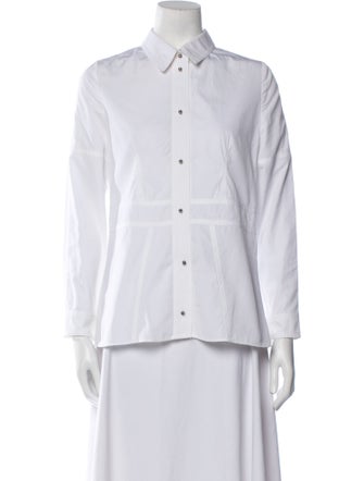 Louis Vuitton Vintage Long Sleeve Button-Up Top