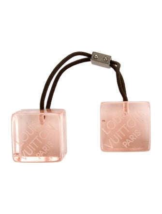 Louis Vuitton Brand Signature Cubes Hair Tie