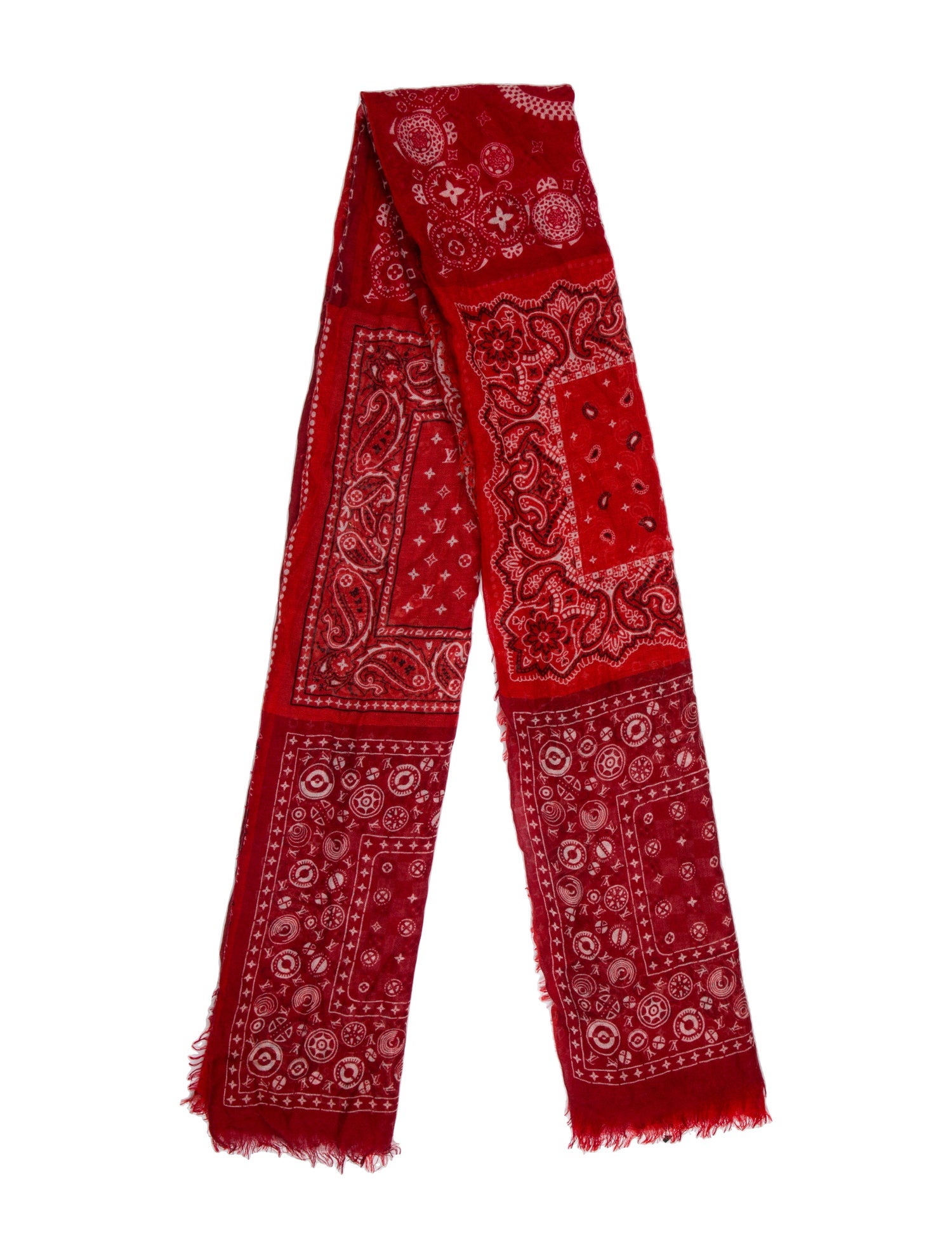Louis Vuitton Cashmere Printed Scarf