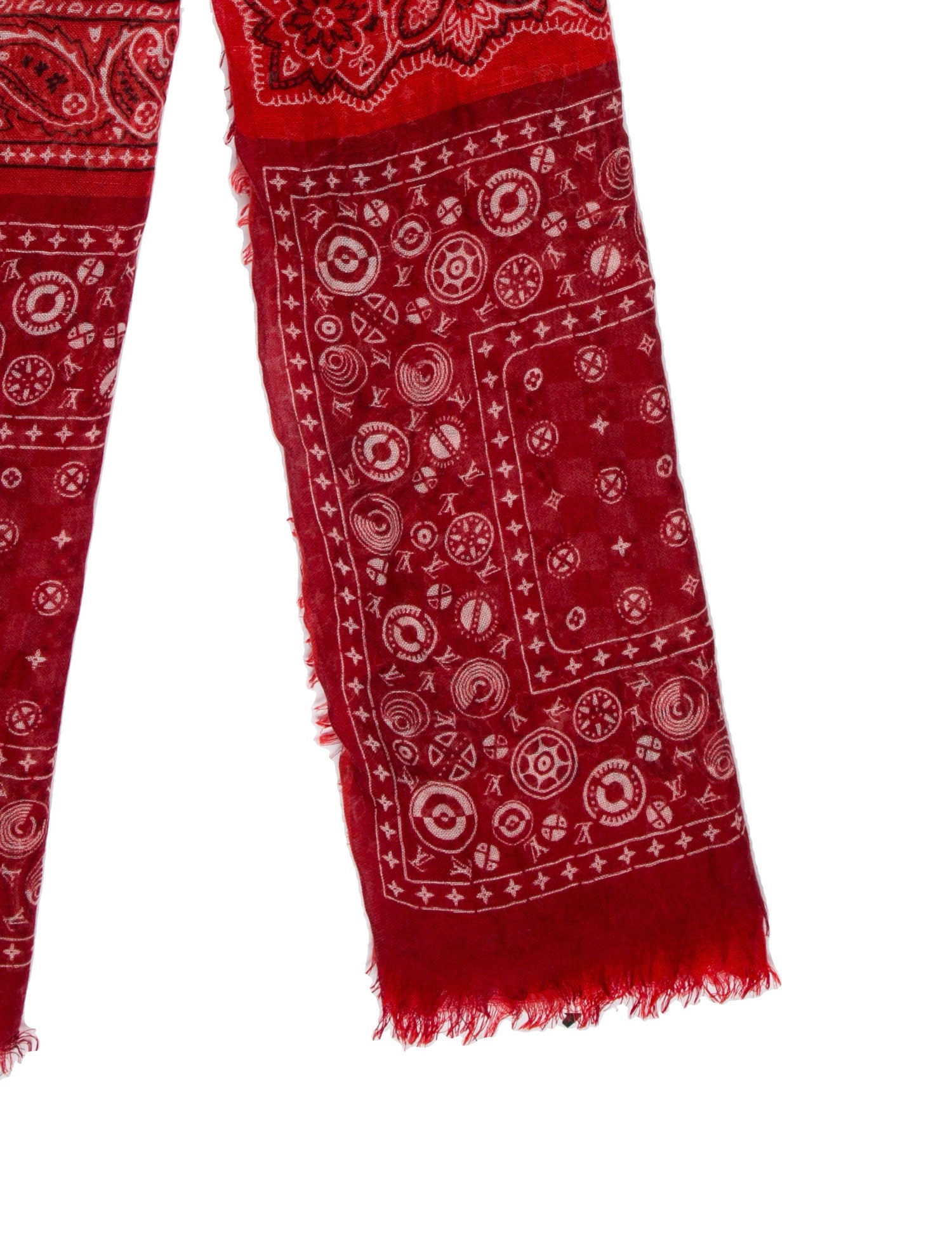 Louis Vuitton Cashmere Printed Scarf