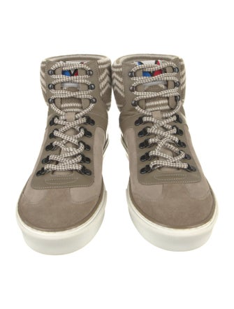 Louis Vuitton Suede Printed Sneakers