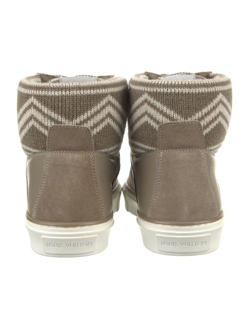 Louis Vuitton Suede Printed Sneakers