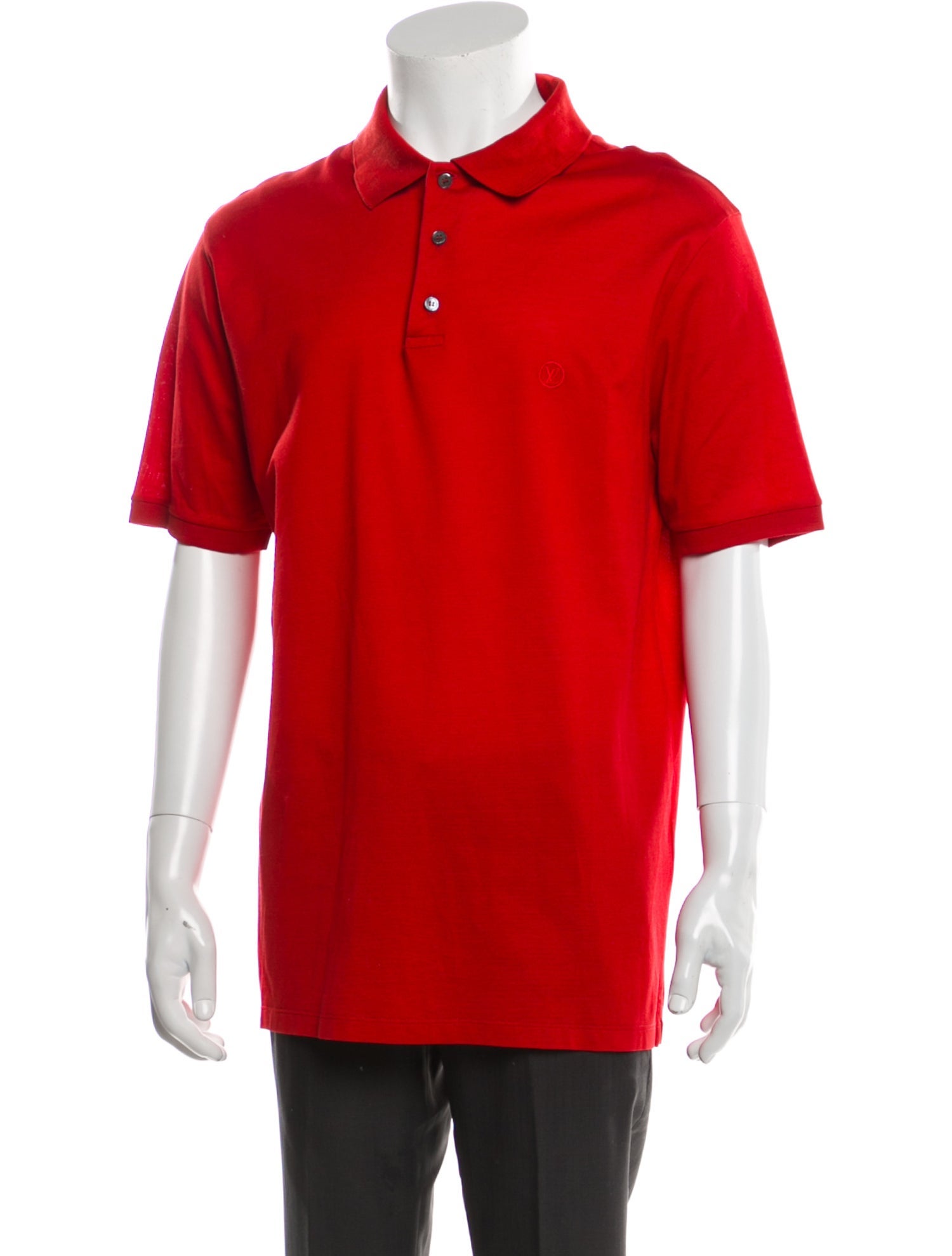 Louis Vuitton 2022 Collar Polo Shirt - Red Polos, Clothing - LOU967326 ...