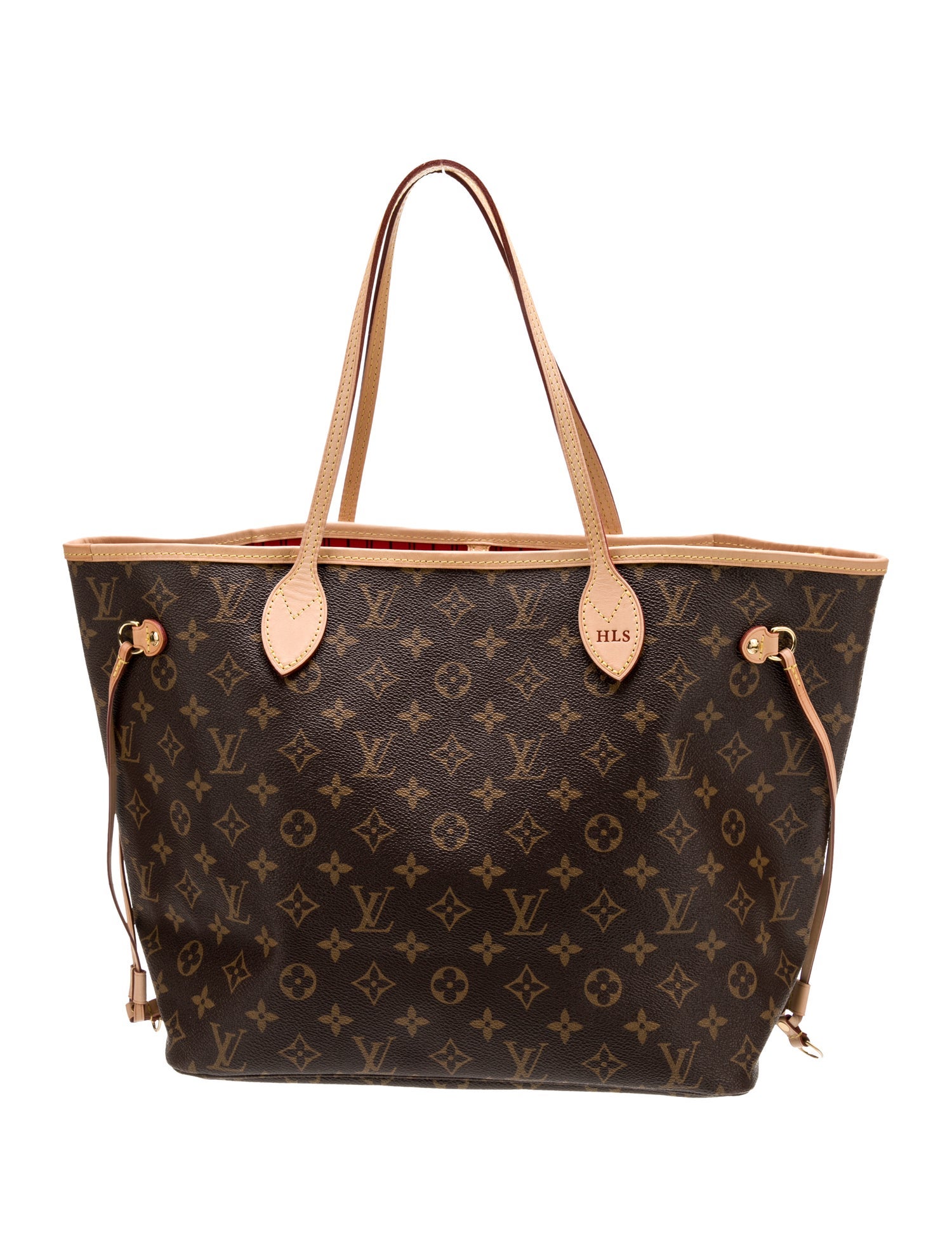 Louis Vuitton LV Monogram Neverfull w/Pouch PM Brown Totes, Handbags